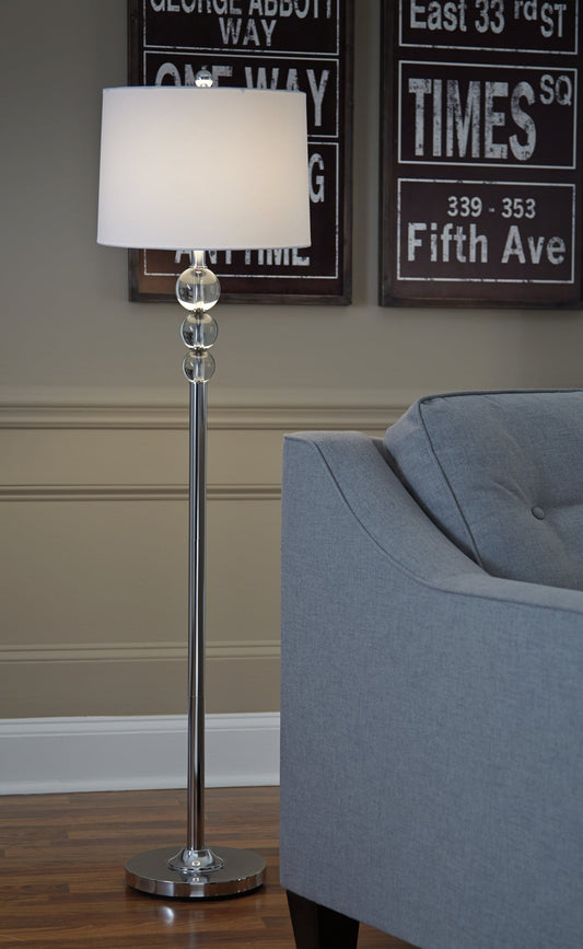 Joaquin Crystal Floor Lamp (1/CN) at Cloud 9 Mattress & Furniture furniture, home furnishing, home decor