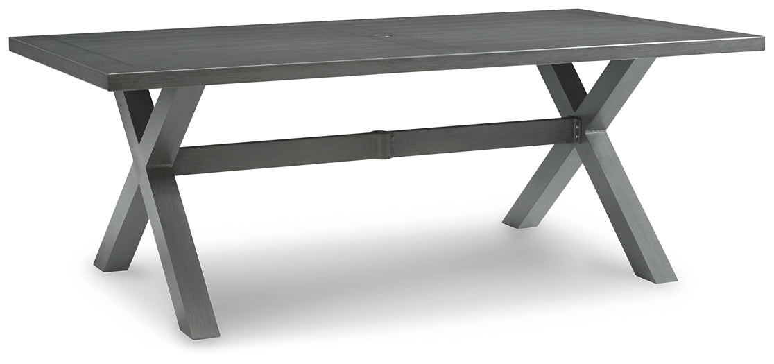 Elite Park RECT Dining Table w/UMB OPT at Cloud 9 Mattress & Furniture furniture, home furnishing, home decor