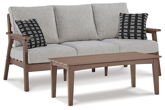Emmeline Outdoor Sofa with Coffee Table at Cloud 9 Mattress & Furniture furniture, home furnishing, home decor