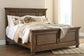 Flynnter Queen Panel Bed with Mirrored Dresser and Chest at Cloud 9 Mattress & Furniture furniture, home furnishing, home decor