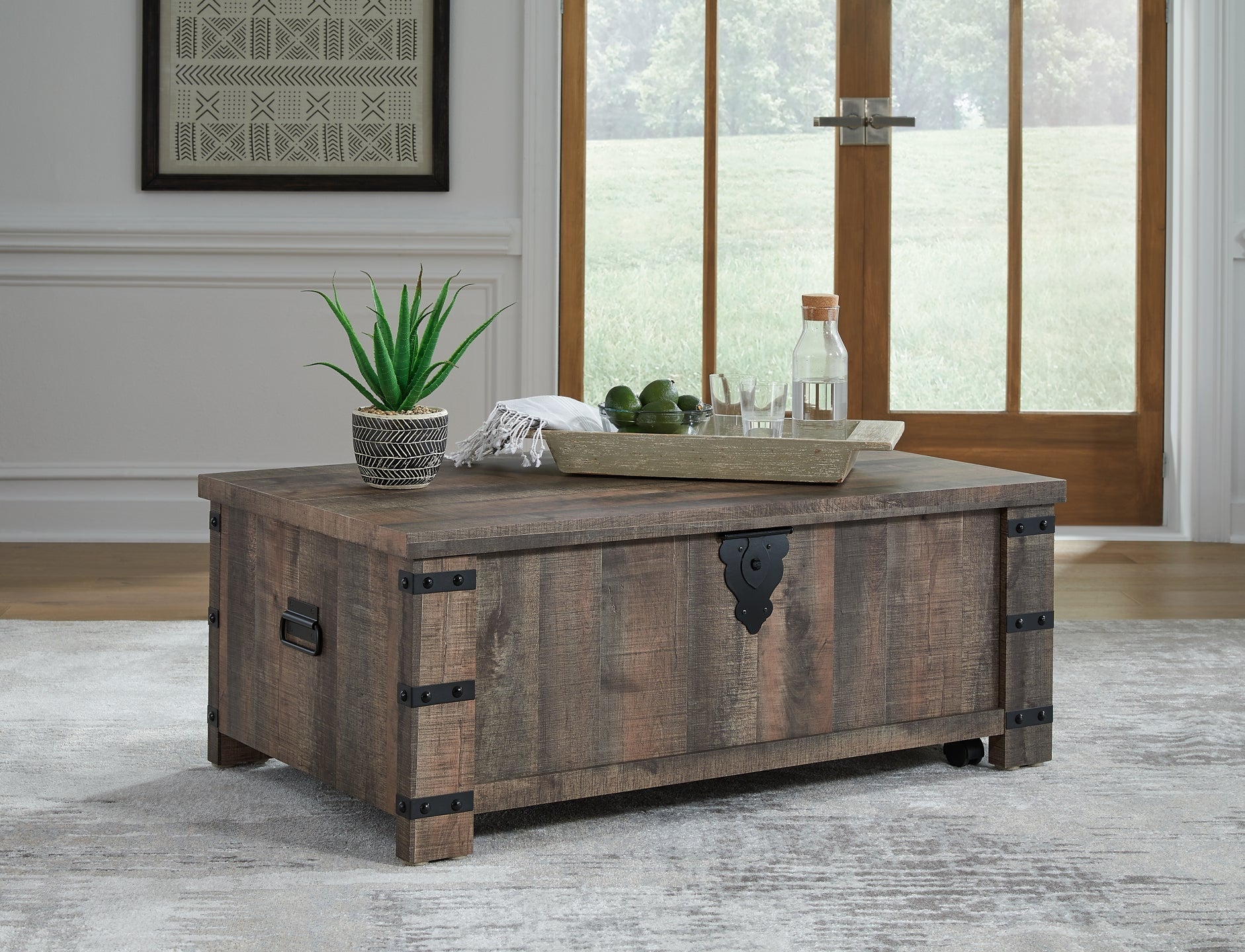 Hollum Coffee Table with 2 End Tables at Cloud 9 Mattress & Furniture furniture, home furnishing, home decor