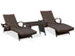 Kantana 2 Chaise Lounge Chairs with End Table at Cloud 9 Mattress & Furniture furniture, home furnishing, home decor