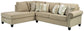 Dovemont 2-Piece Sectional with Chair and Ottoman at Cloud 9 Mattress & Furniture furniture, home furnishing, home decor