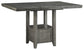 Hallanden RECT DRM Counter EXT Table at Cloud 9 Mattress & Furniture furniture, home furnishing, home decor