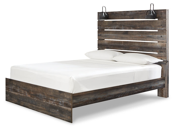 Drystan Queen Panel Bed with 2 Nightstands at Cloud 9 Mattress & Furniture furniture, home furnishing, home decor