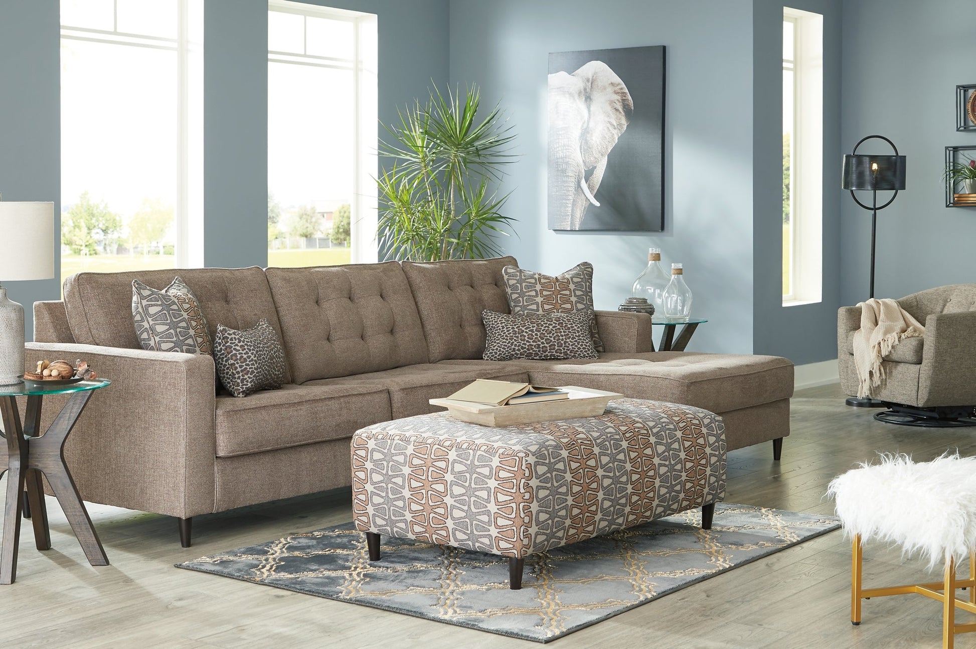 Flintshire Oversized Accent Ottoman at Cloud 9 Mattress & Furniture furniture, home furnishing, home decor