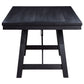 Newport Rectangular Trestle Dining Table Black