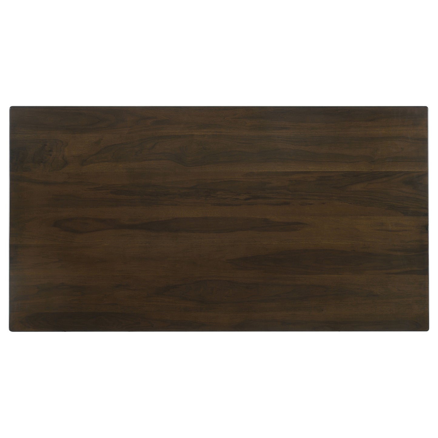 Wes Rectangular 80-inch Wood Dining Table Dark Walnut