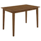 Robles 5-piece Dining Set Chestnut and Tan