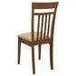 Robles 5-piece Dining Set Chestnut and Tan