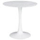 Arkell 30-inch Round Pedestal Dining Table White