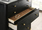 Arini 5-drawer Bedroom Chest Black