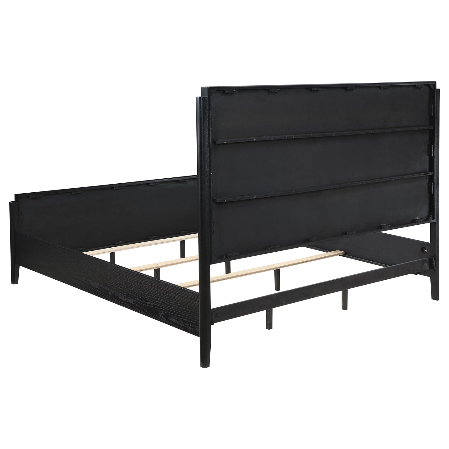 Brookmead Wood Queen Panel Bed Black