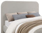 Wren Upholstered Eastern King Panel Bed Grey