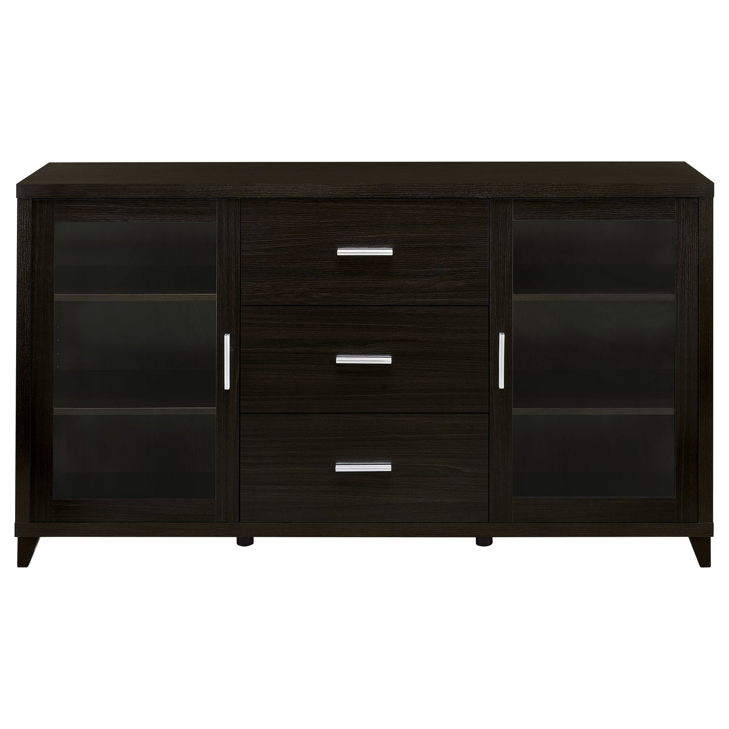Lewes 2-door Engineered Wood 60-inch TV Stand Cappuccino
