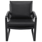Rosalind Upholstered Track Arm Accent Chair Black